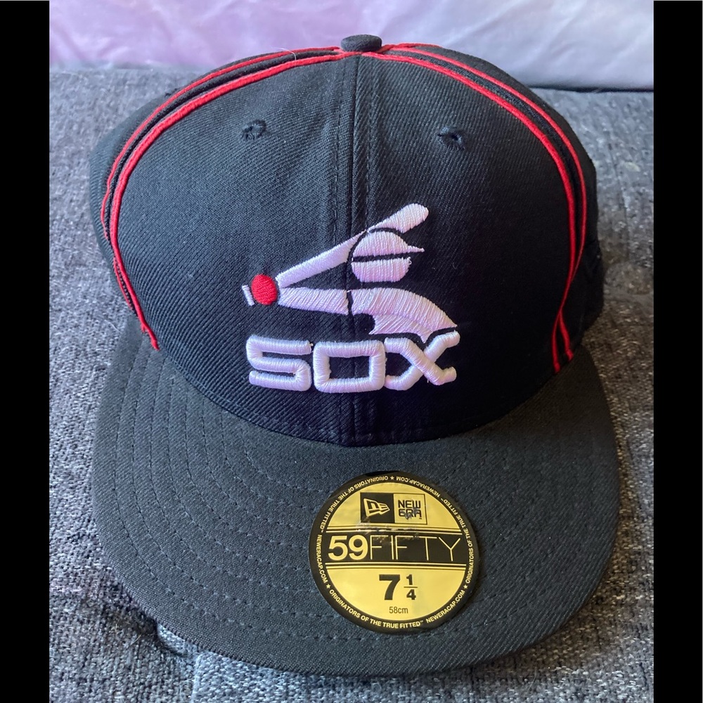 New Era Cap 59FIFTY Chicago White Sox Frame RETRO Hat Fitted 5950 MLB